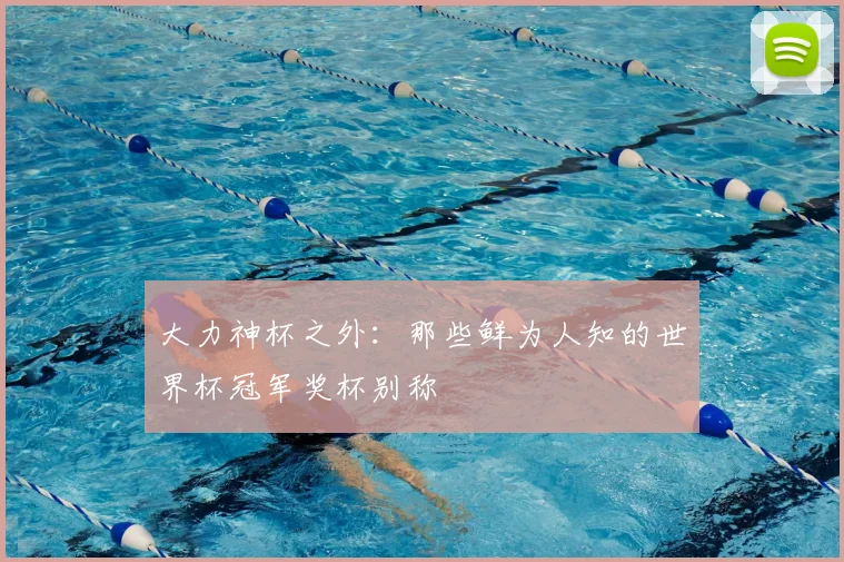 大力神杯之外：那些鲜为人知的世界杯冠军奖杯别称